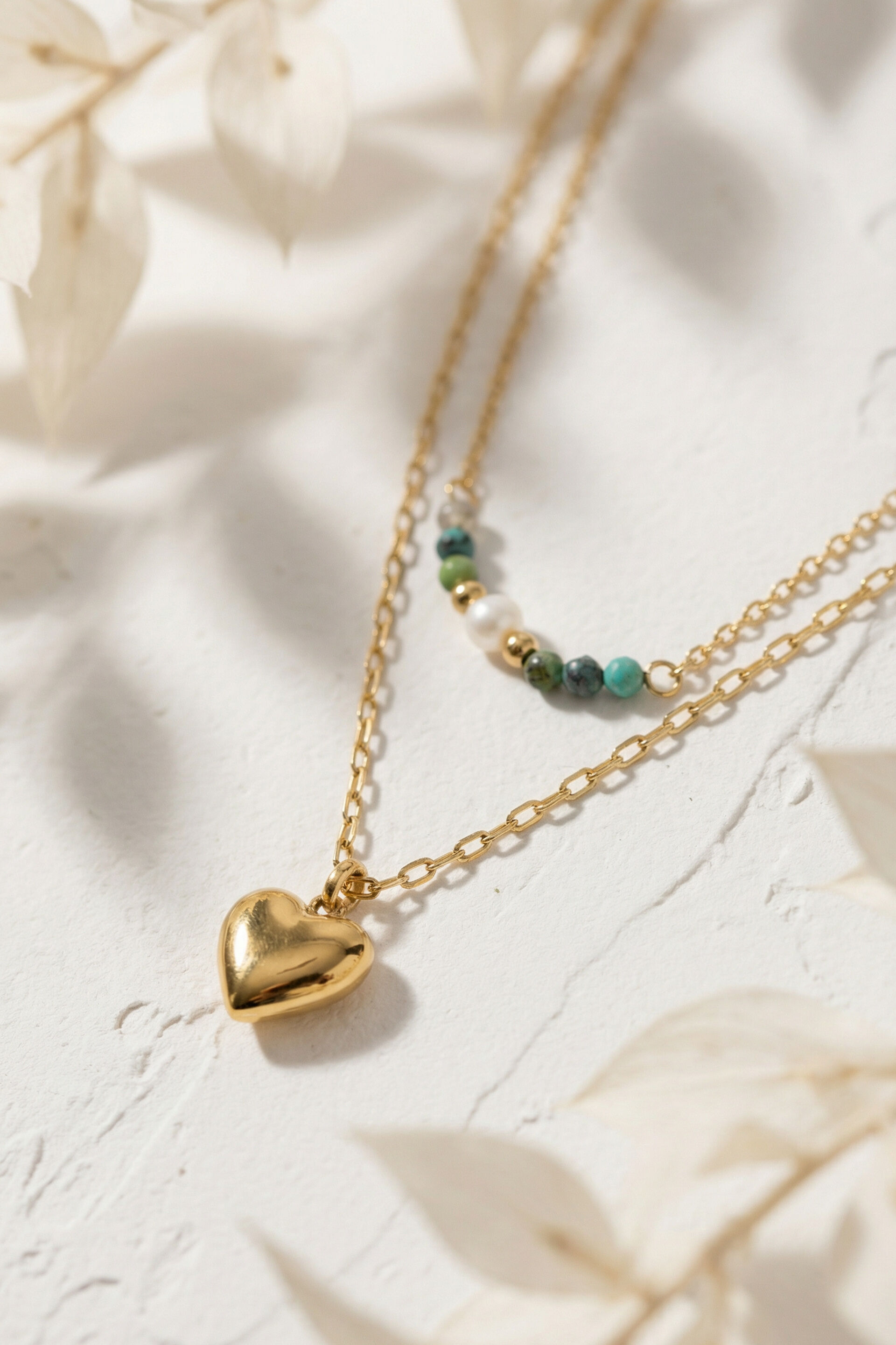 Solea Double Chain Necklace, , image 2